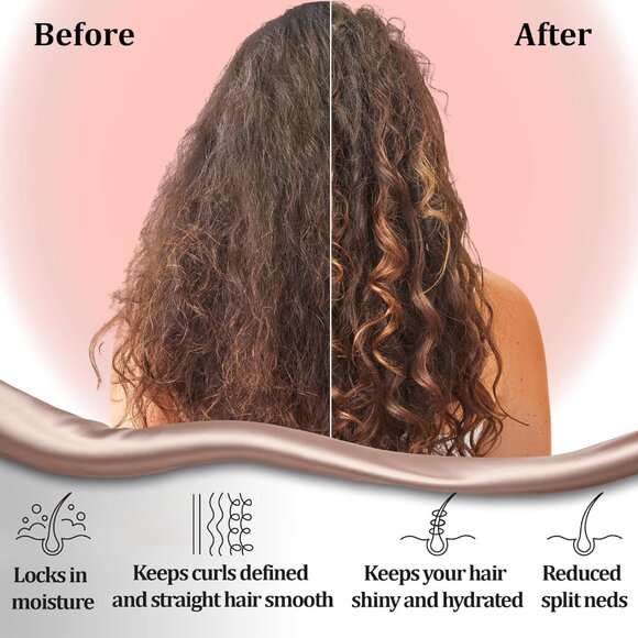 Silk Bonnet 100% Mulberry Sleep Cap Breathable & Adjustable Sleeping Caps Non Sl - Picture 4 of 7